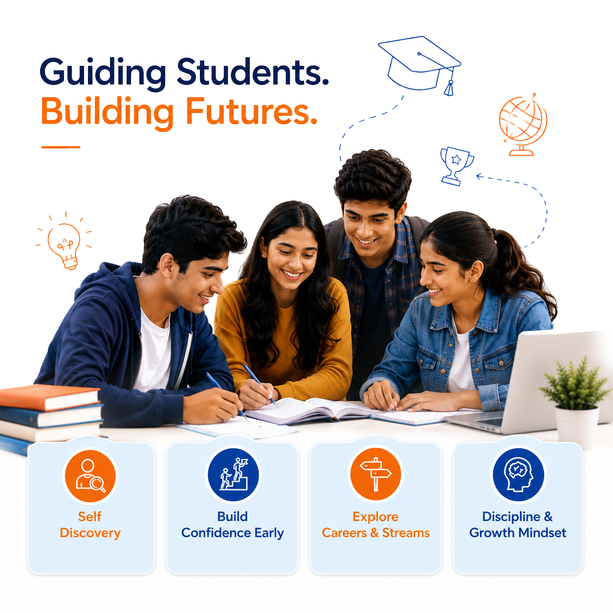 Students building confidence and career clarity